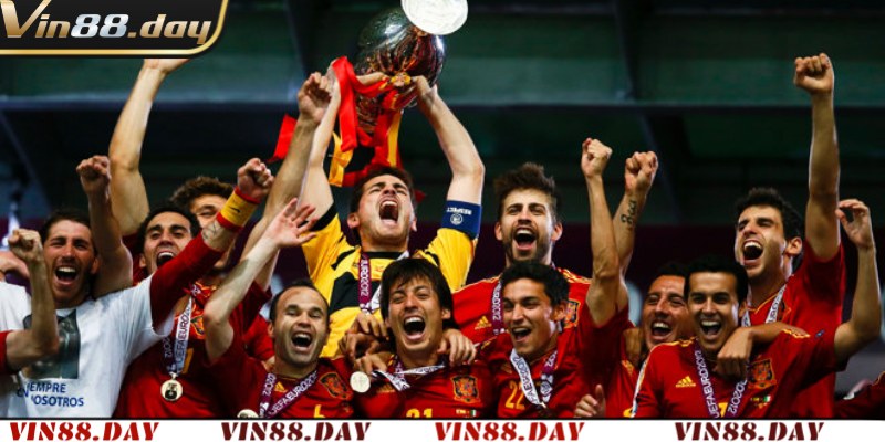 Đội tuyển Tây Ban Nha đứng đầu Cup Euro