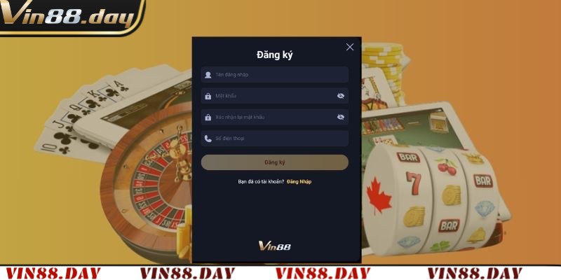 Hướng dẫn từng bước đăng ký Vin88 chi tiết